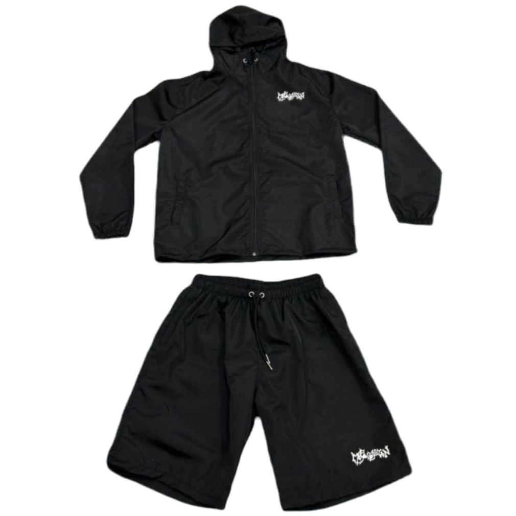 BLACK WINDBREAKER
