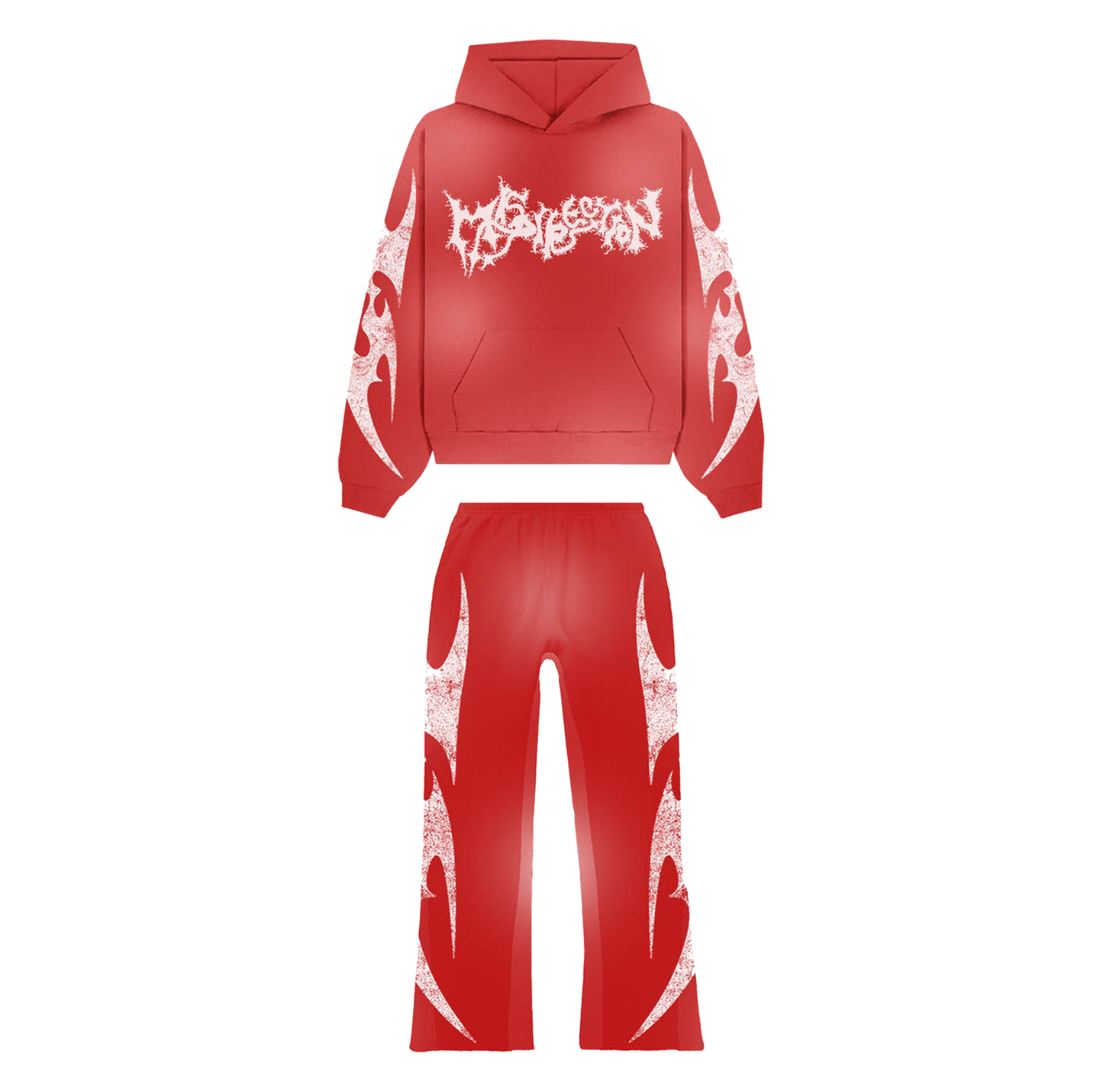 RED SWEATSUITS