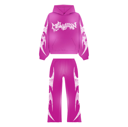 PINK SWEATSUITS (CROPPED)