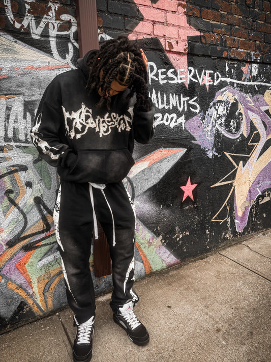 Misdirection Black Sweatauits