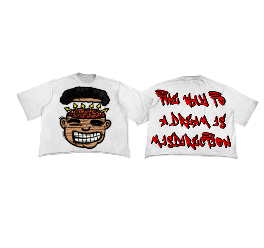 MISDIRECTION WHITE TSHIRT